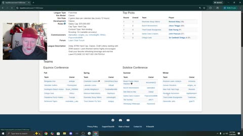 LCL : Conference Championship Series Gm. # 1's