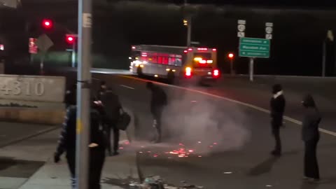 Portland Antifa attacked the ICE detention center overnight 1/21/25