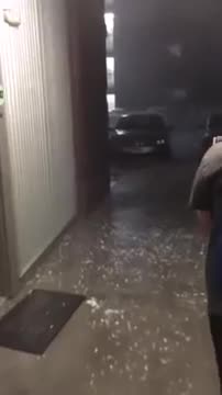 Powerful Lightning Strike during Storm