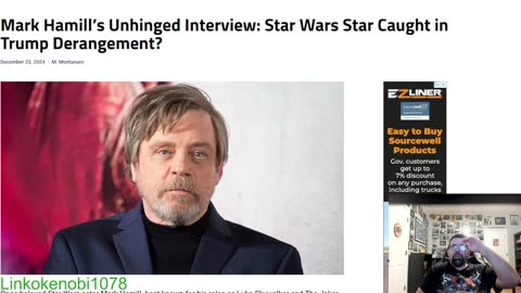 Mark Hamill's TDS Over Trump's Victory Continues To Disappoint Hollywood