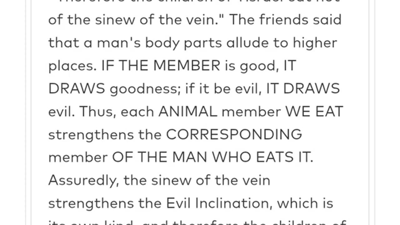 NOON ZOHAR. YIRAH HA'ARI 👑. The Sinew of the Vein. (VAYISHLACH 7) 11/1/25