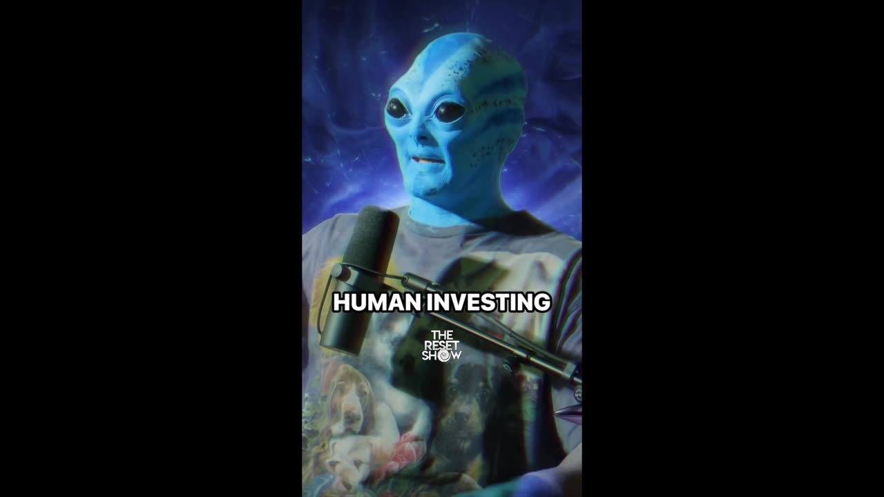 Blue aliens discuss Universal investments