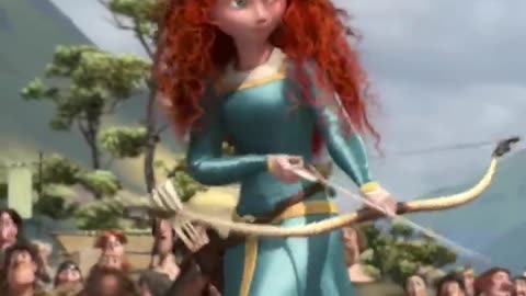 Merida is a master archer | Disney Princess