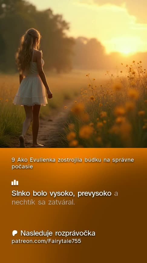 Ako Evulienka zostrojila búdku na správne počasie