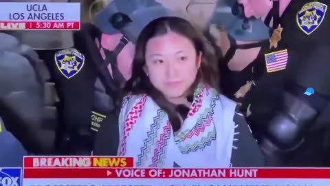 Chinese national who organizes pro-Hamas riots at UCLA just had her visa revoked! Bye! 👋