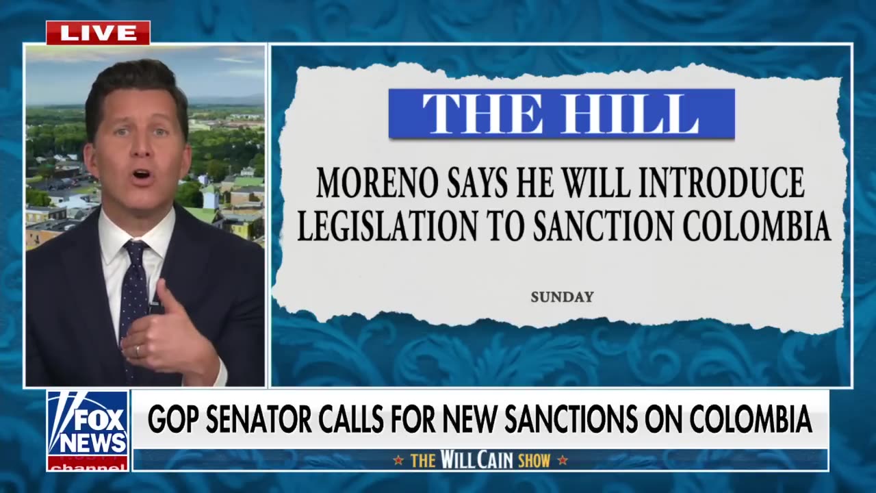 GOP senator calls for more sanctions on Colombia