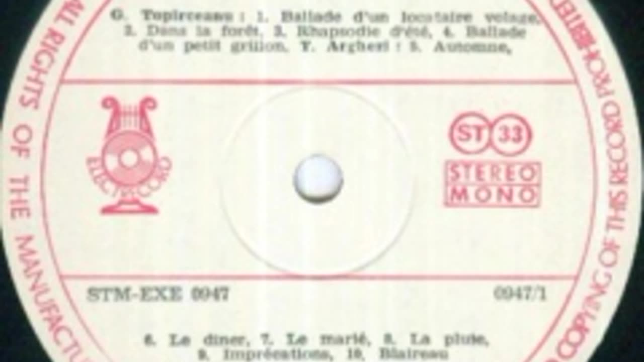 "Balade d`un locataire volage" traducere din George Toparceanu in recitarea Claude Dignoire