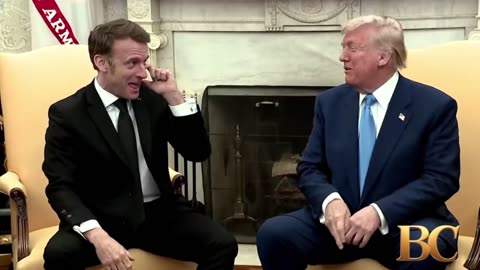 The leaders of France and Britain head to Washington