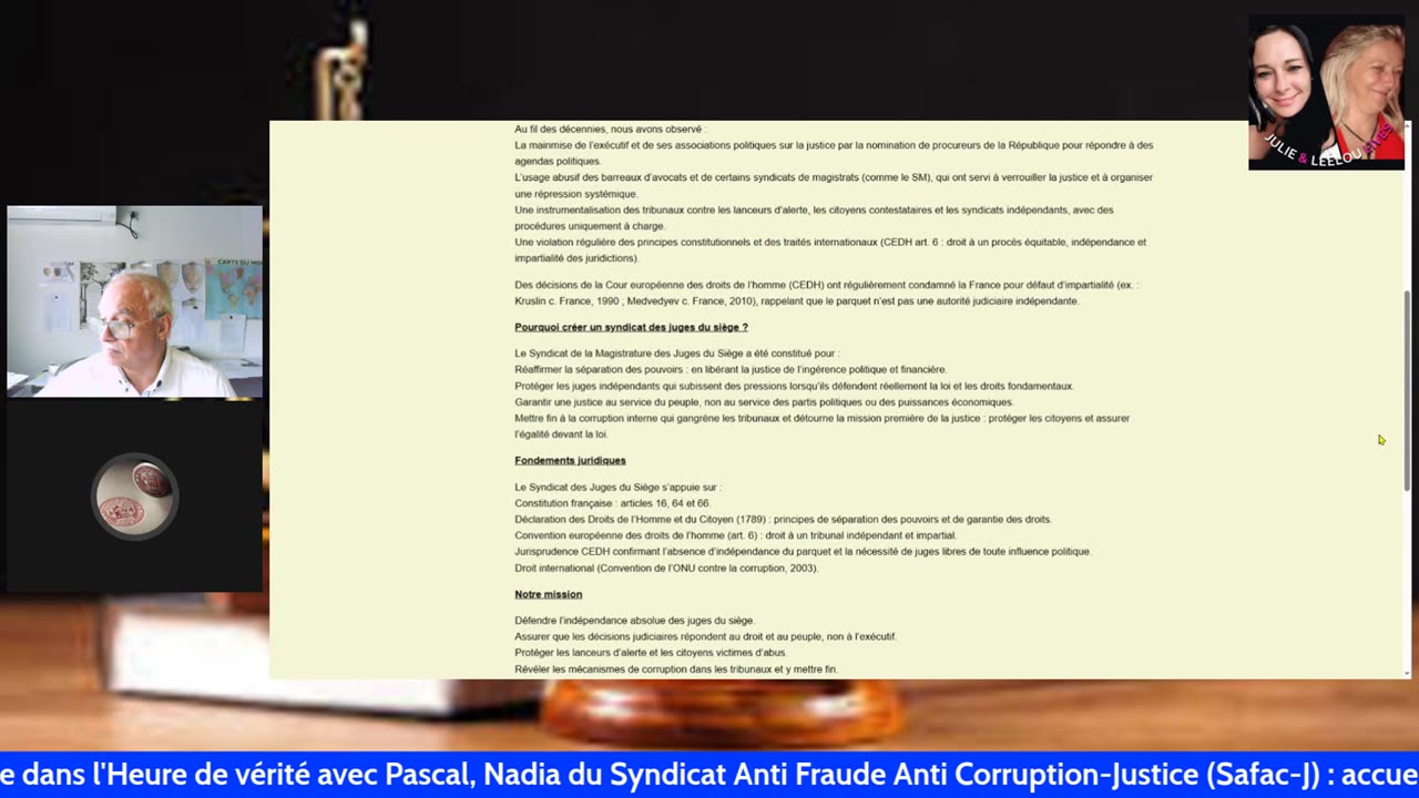 L'Heure de Vérité avec Pascal de Safac-J 08/10