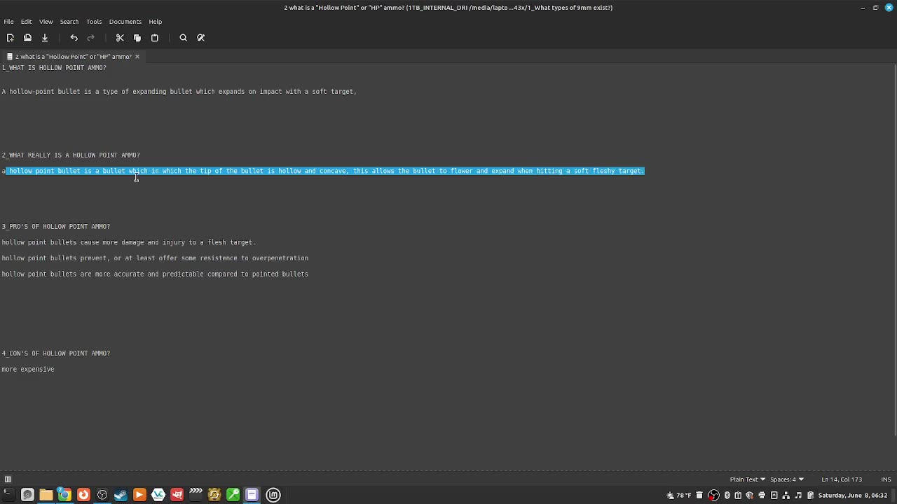 67_what is hollow point ammo?