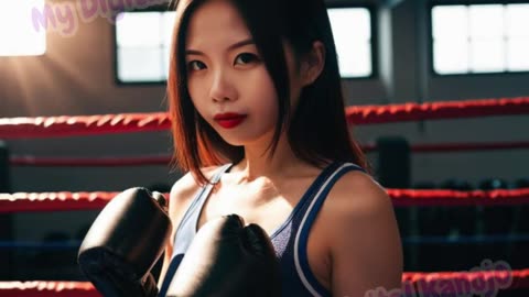 可爱的拳击手 儀儀 | Cute Malaysian Boxer Yi Yi❤️ [4k AI Lookbook]