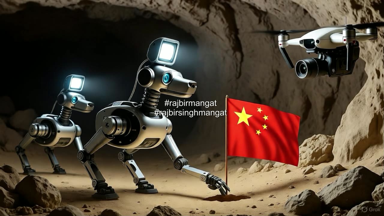 Space breakthrough as China trains robot dogs for lunar missions ahead of putting humans on the moon