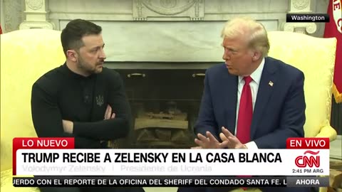 Trump y Zelensky + VANCE