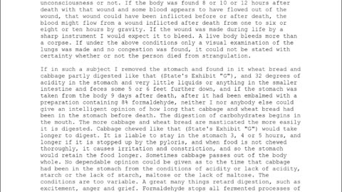 DR THOMAS HANCOCK, Sworn In For The Defendant, 116th To Testify