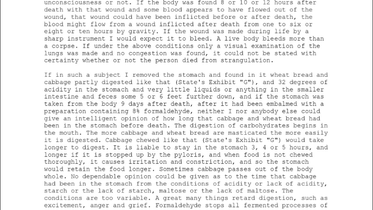 DR THOMAS HANCOCK, Sworn In For The Defendant, 116th To Testify