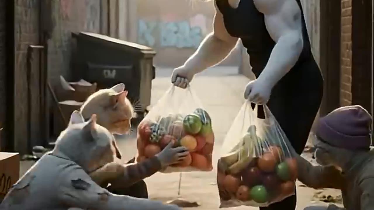 The Kind Millionaire Cat 🐱💰❤️ | Heartwarming AI Story