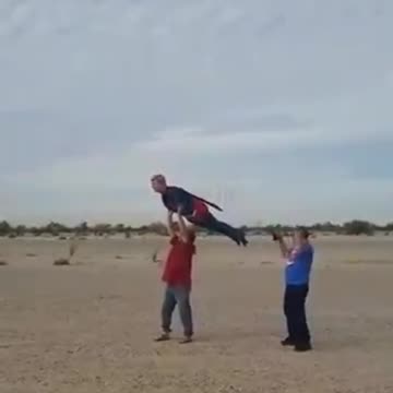 This is so cool—making Superman fly!