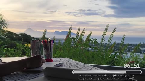 30MIN STUDY WITH ME🌊 Relaxing Waves 💪 no music / Business owner & Naturopathy student