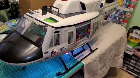 Roban Huey UH-1N RC Helicopter Finished Build