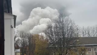 Declared as: "testing of the engine of the Russian Space Rocket" in the village