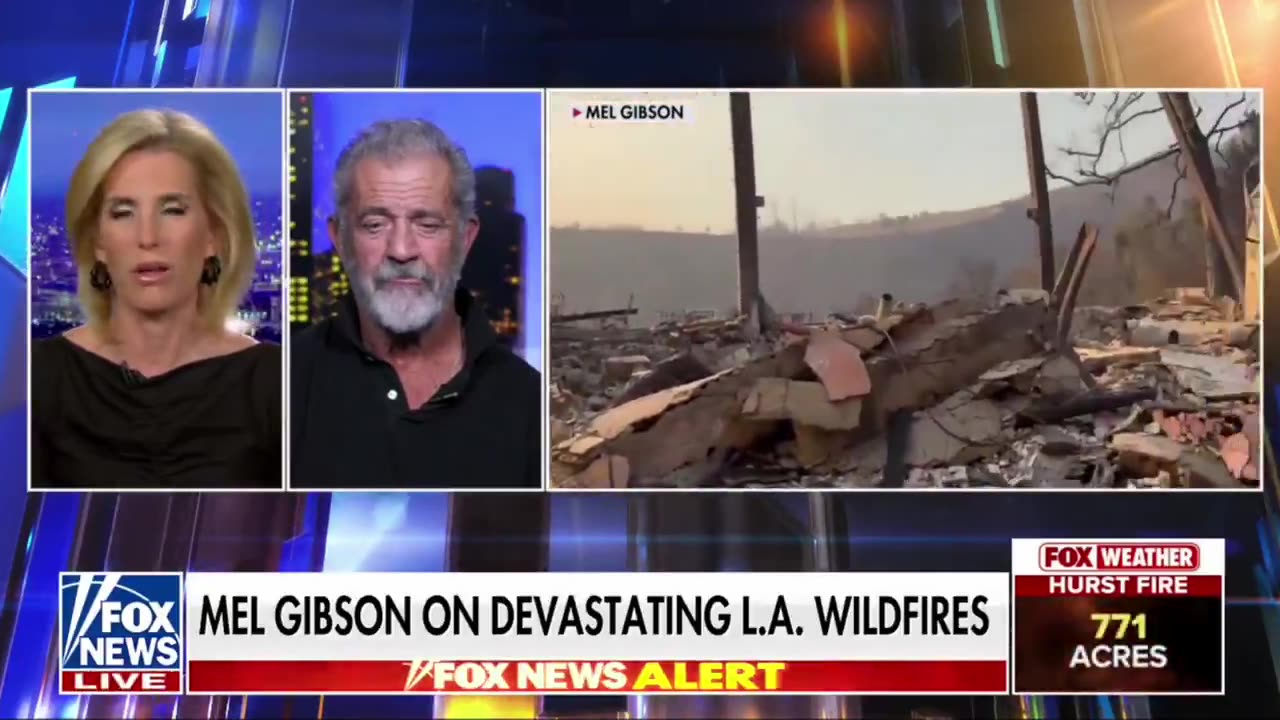 Mel Gibson’s message to Gavin Newsom over LA fires: "Spend less on hair gel."