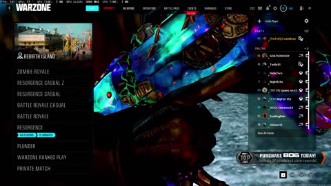 NEW WARZONE RUMBLE AND KICK STREAMER