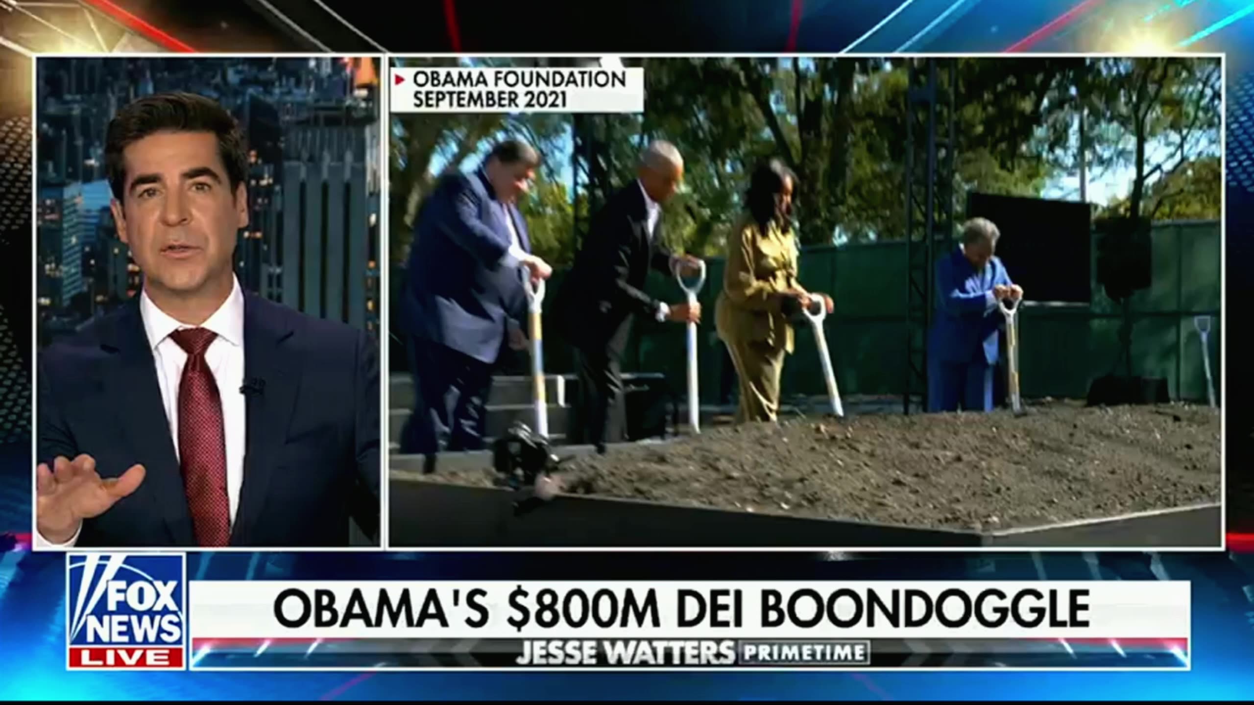 Obamas Presidential library is STILL not done because of their DEI requirements 😂😆🤣