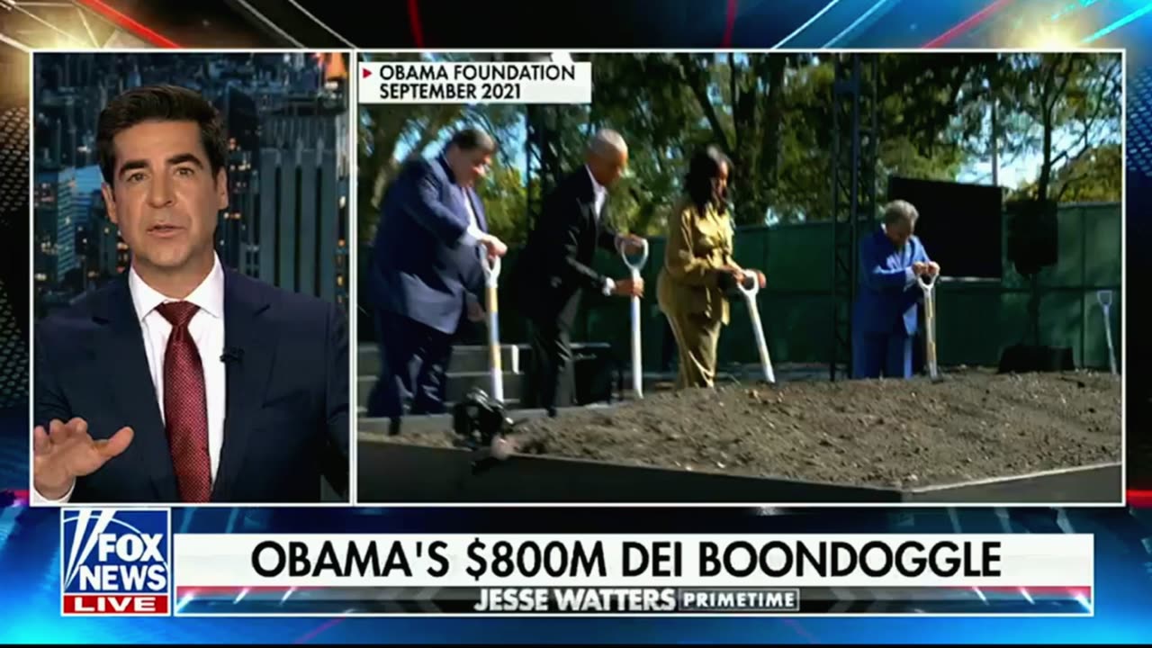 Obama's Presidential library is STILL not done because of their DEI requirements 😂😆🤣