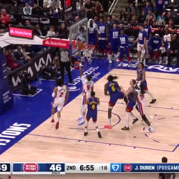 NBA - AUSAR THOMPSON THIS WAS FILTHY 😮‍💨 Behind the back to the euro to the layup!!