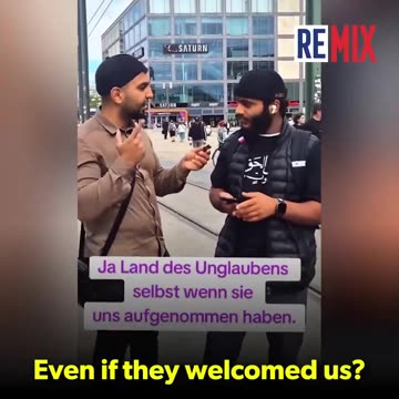Controversial Statement by Syrian Refugee in Germany