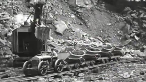 Open Pit Mining Sn... - Open Pit Mining Snow-Covered Tree and Scale Model of Highlan - fc-fc-1923a-b