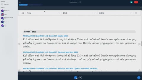Manuscript Differences In Revelation 14:1 - Trinitybusters Live Stream Clips