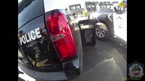 Mesa police release bodycam of a barricade suspect being arrested after firing a gun at officers