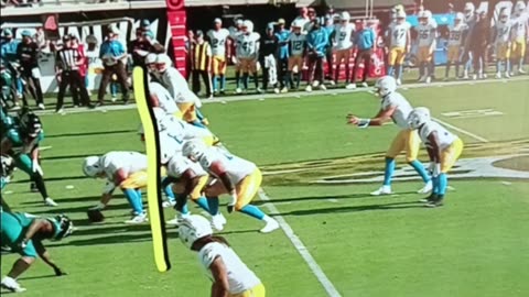 Justin Herbert gets crushed