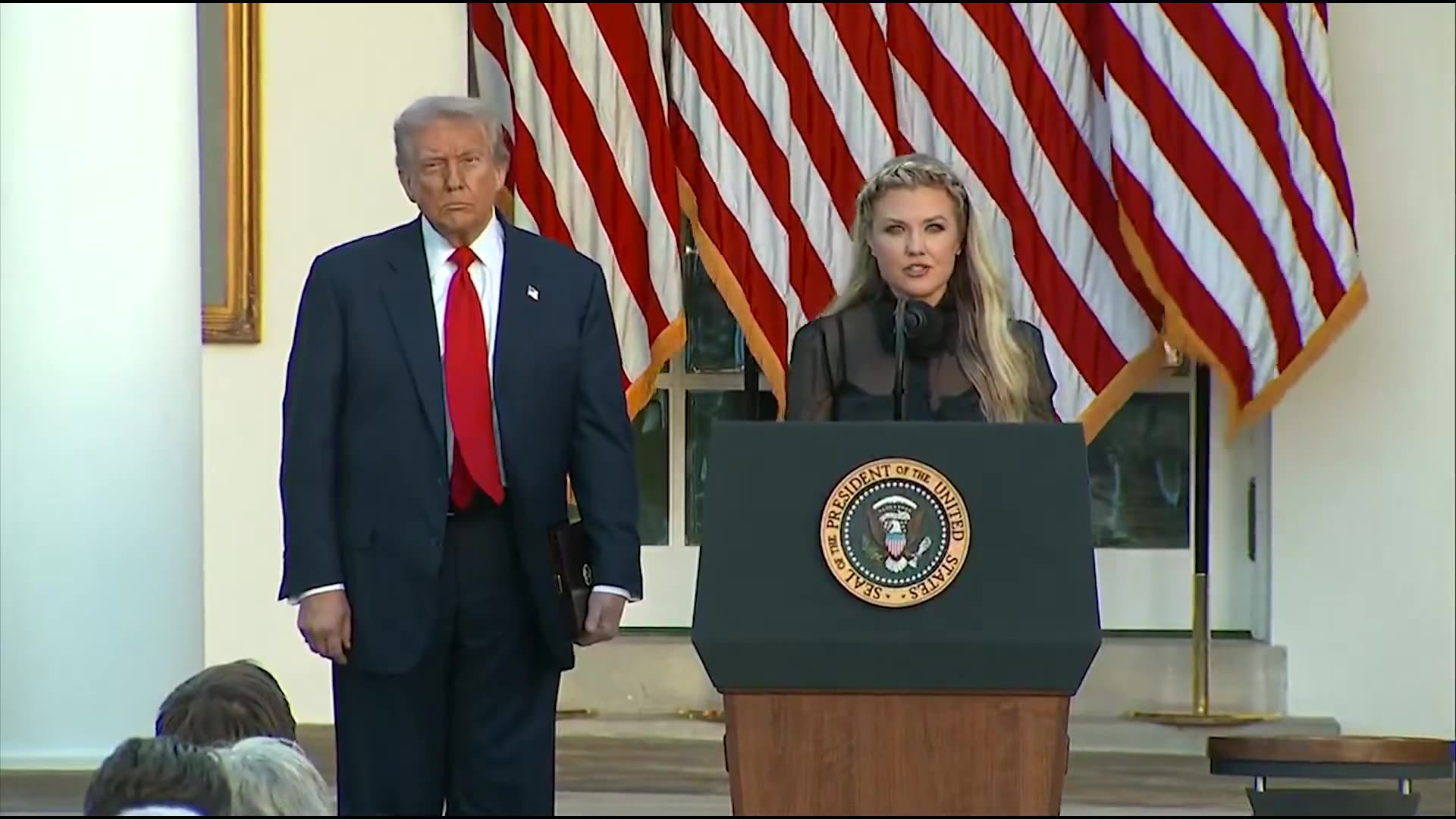 Erika Kirk Accepts Charlies Presidential Medal of Freedom on His 32nd Birthday