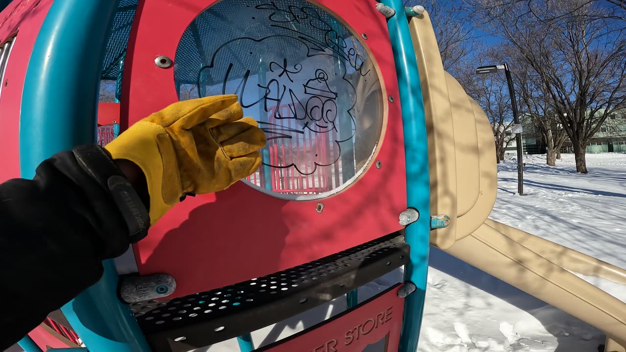 ❄️2025☃️🎿 Graffiti Cleaning Coming Soon @ Morrison Park In Ottawa 🍁 Canada 🏀