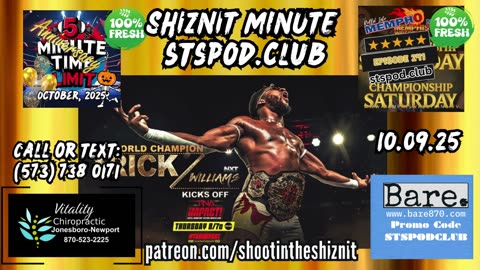 SHIZNIT MINUTE 10.09.25 - BT TALKS TNA IMPACT!
