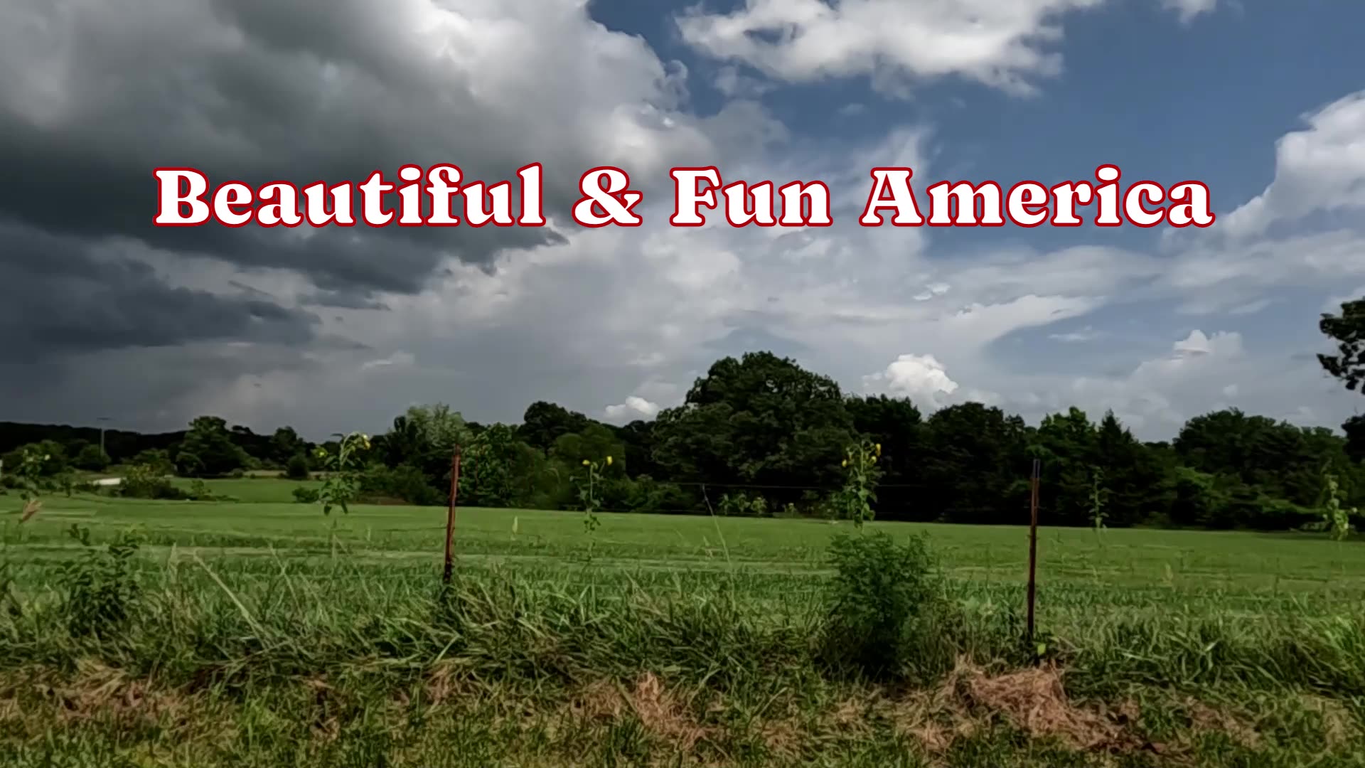 Guns N Roses Rockin' the Stormy Farmland