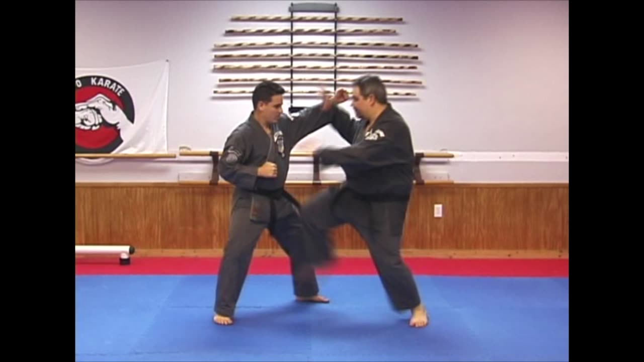 An example of the American Kenpo technique Sword of Destruction