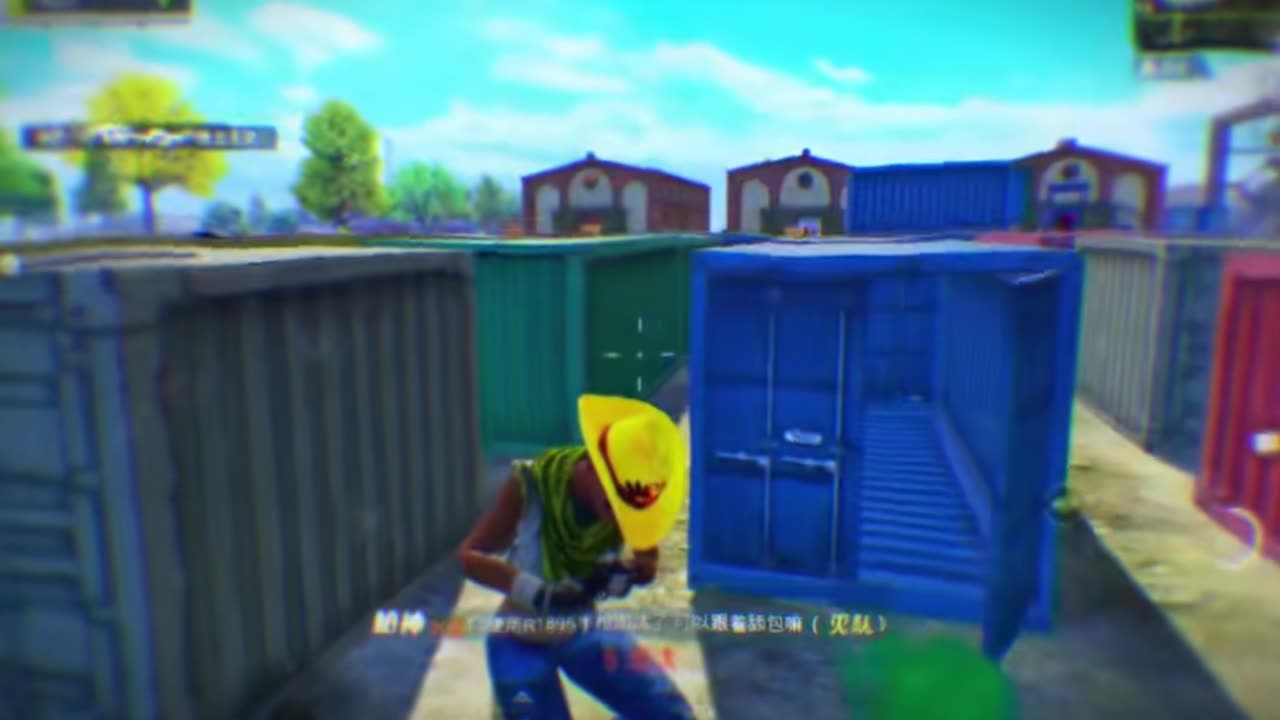 Close-up revolver 1v4 #Peace Elite