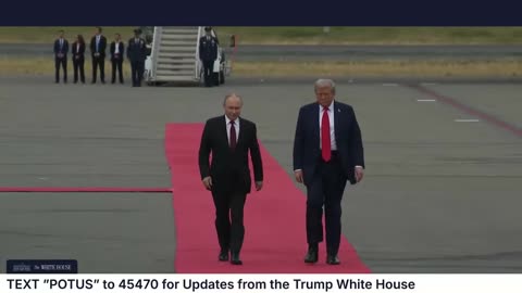 Donald Trump Greets Vladimir Putin 2025 in Alaska