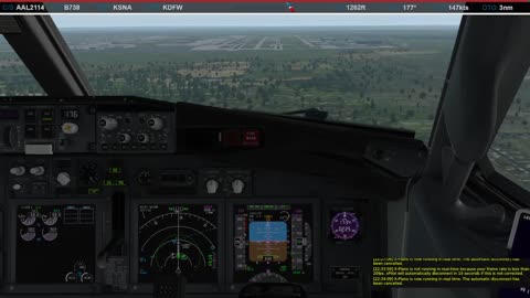 Landing in Dallas/Ft. Worth (KDFW)