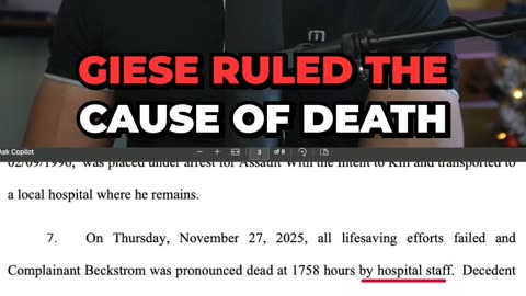 Autopsy and Video Evidence TIGHTEN THE NOOSE