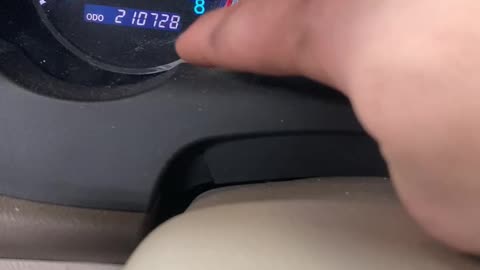 2009 Toyota Sienna - Oil Life Reset
