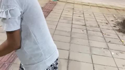 I was with my girlfriend and my grandma 👵 came to find me (Just for fun and entertainment)