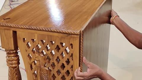 Luxury wooden temple in teak wood | 3d carving | best for home/ office | jali design