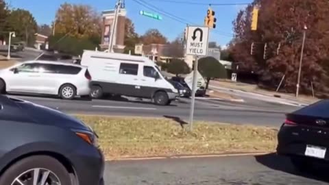 A lunatic with prior arrests tried ramming ICE today with his car in North Carolina.