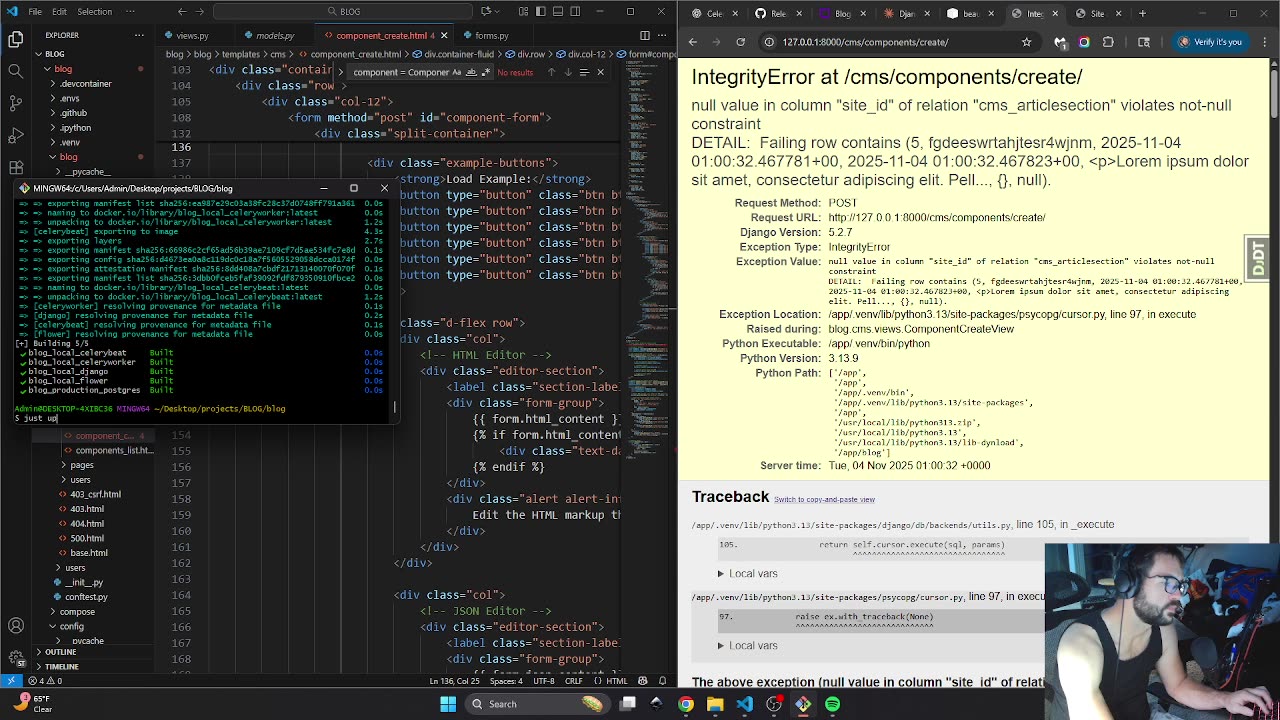 still building a blog