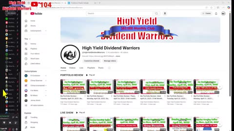 High Yield Dividend Warriors Wed Live Show 30 April Group C Dec Day