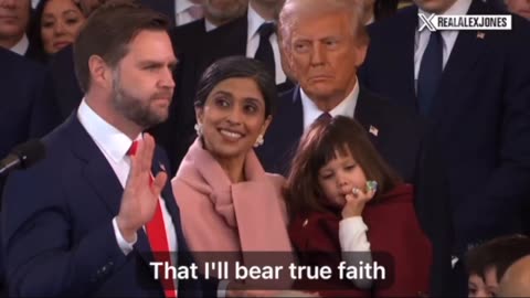 JD VANCE Sworn-In As Vice President of the United States By Supreme Court Justice Kavanaugh